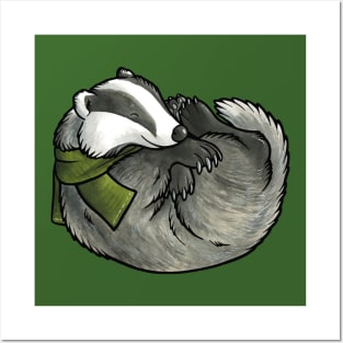 Sleepy badger Posters and Art